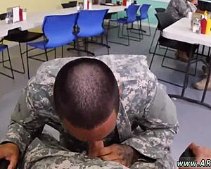 Drill Sergeant Commands Dude Boy Gay Sex Action!