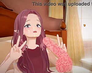 Teen Hentai Girl Teased and Played with in Bold Cartoon Action