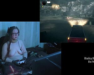 naked brunette plays alan wake part 10