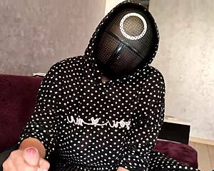 Squid Game Handjob Leads To Cum On Tits