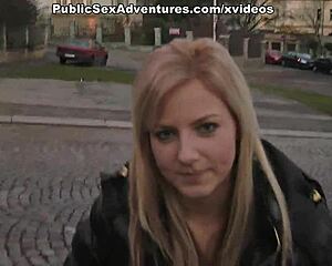 girl jerking cock in a dirty alley, damn that’s bold! 🔥