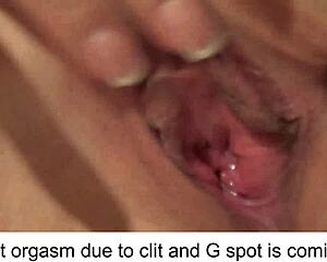 russian girl bent over doggystyle cums twice