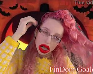 Fantasy of gelding a hot naked man on Halloween
