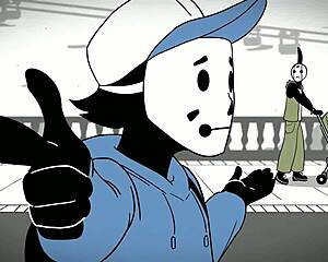 Cartoon adventure unfolds