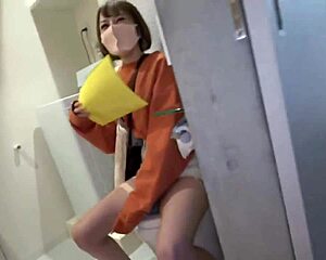 Can you believe this cute Asian babe gives intense blowjob during house viewing?