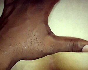 Slutty BBW takes massive black cock in room