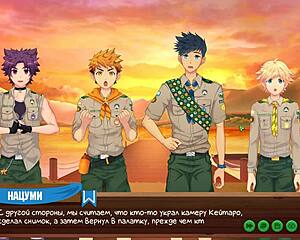 Game friends camp episode 22 with wild Russian voice acting for twinks