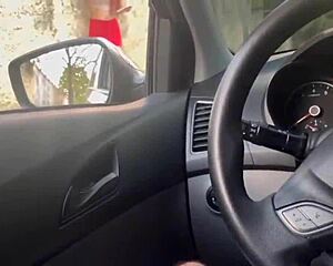 Asking for info on street to hot bus stop babe