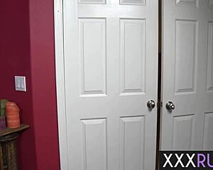 Elaina Raye Sucking Client's Big Cock Post-Massage