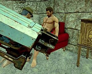 passionate blowjob meeting at the castle