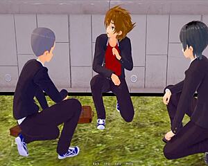 Hg Devil Academy Dxd Anime Porn Parody With Intense Blowjob Scenes