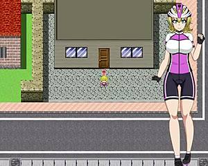 did you lose that street race so he could grab your blonde tits?