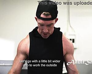 Roman Todd barebacks Nick Fitt gym jocks