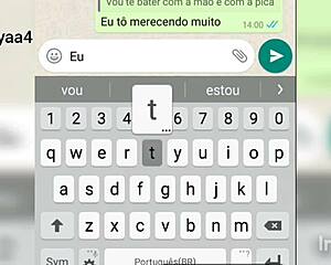 वीडियो कॉल पर गर्म आदमी सह बनाना