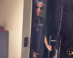 Brazilian Twink Takes Two Cocks at Once!