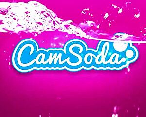 camsoda latina teases big tits in bed