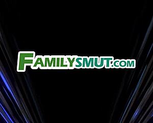 Stepsister Catches Me Off Guard in Bed