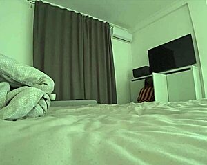A wife of a mature man seduces her husband’s young friend in a homemade video