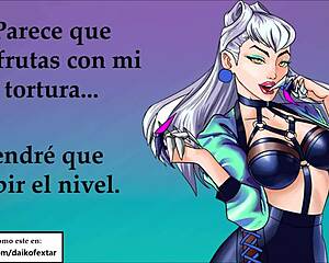 evelynn from lol gives extreme joi in spanish kda style!