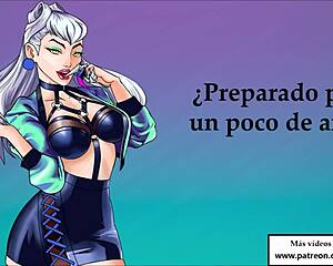 evelynn from lol gives extreme joi in spanish kda style!