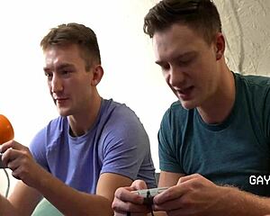 jock fools around with gay step bro cole blue colton fox
