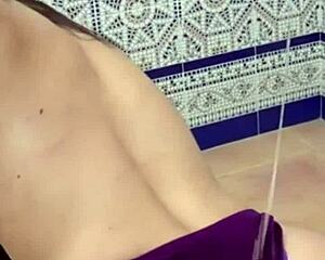 Italian Babe's Oily Anal and Deepthroat in POV