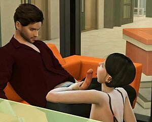 The CEO Experiences Intense Emotions In 3D Hentai Office Scene