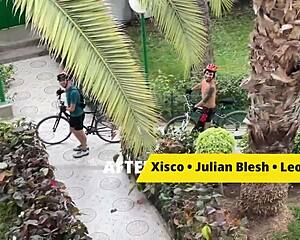 Post-Bike Ride, Leo Bulgari and Xisco Slam a Massive Shaft.