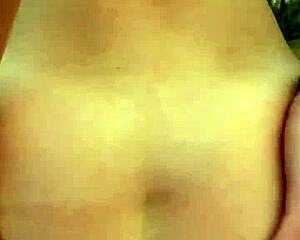 blonde teen gets outdoor anal during safari