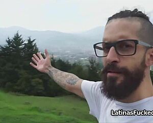 fucking a perfect latina lingerie babe with big tits in medellin