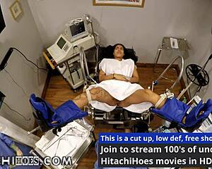 Wow, Maya Farrell's Hitachi Orgasms In Doctor's Office!