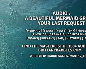 Unbelievable! A Beautiful Mermaid Fulfills Your Deepest Desire with Kissing, Fingering, and a Wild Creampie!