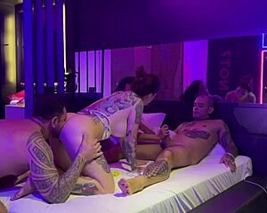 Big tits and ass lovers get wet in hotel room