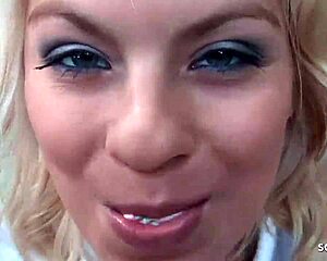 cute german teen 18+ gives bj for cash on playground 😏