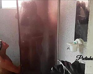 pretinho facao sneaks into paty bumbum's place for some fun