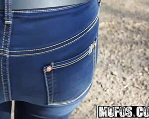 Katarina Gets Fucked Hard in Public for All to See in Wild Sex Tape - Mofos