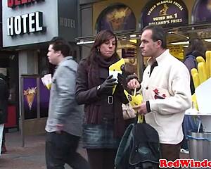 Dutch Whore Blows Client And Gets Pounded Hard