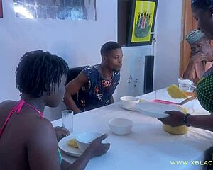 Friends engage in group fucking during reunion