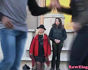 Close up and personal: French beauty gets intense anal sex from a well-endowed black man