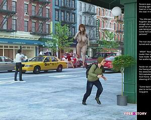 Curious about Big Apple Small 18+ in wild 3D cartoon sex comics episode 6?
