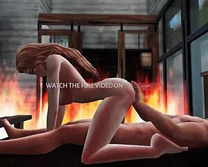 Old husband cheats with Chloe as Lucifer watches in 3D