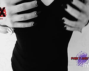 Hot Andy in Playboy bunny outfit surprises with her sucking skills