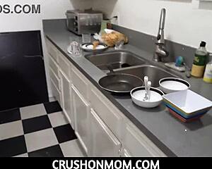 London River Rewards Stepson With Big Boobs And Blowjob