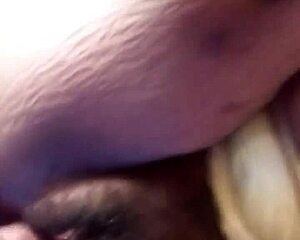 Hot wax treatment for a beautiful woman with a great ass and a sexy pussy