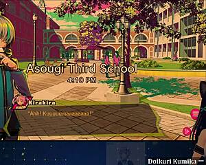 Hey, check out this stylish blowjob and chained fights with chainsaw girl!