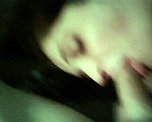 Sucking big dick deep with monster cock intensity