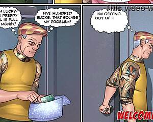 Old father-in-law bangs hot maid in perverted comic twist