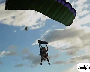 badass babes just sky diving and hunting boar outdoors