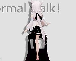 rhythm walking fubuki in uncensored cartoon