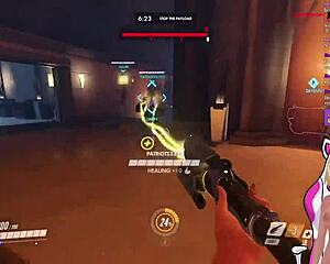 vtuber lewdneko gets spanked while playing overwatch in part 2